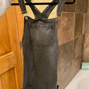 Free People Denim Overall Dress